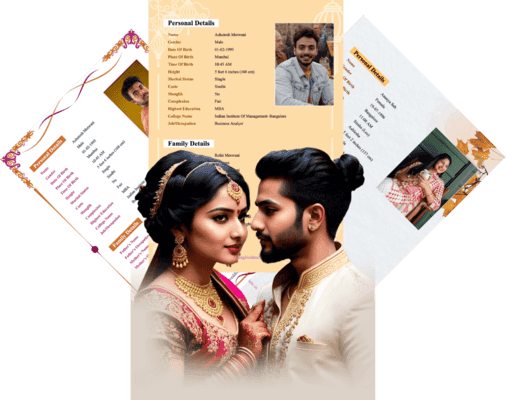 wedding biodata showcase